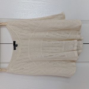 Dolman Sleeve Lace Top